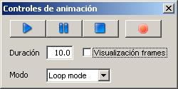 Animation GUI The Animation GUI works with all Animation Types registered by gvsig Extensions Simple tools allow users to create