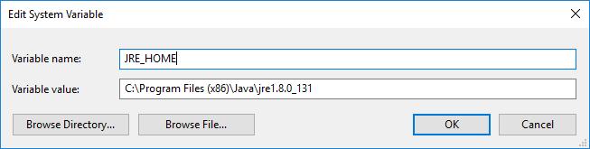 It is also recommended to set JRE_HOME environment variable to point to your JRE installation folder 2. Install SAP JVM 1.