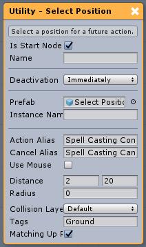 Action Alias Input alias used to do the selection (ie the left-mouse-button) Cancel Alias Input alias used to cancel the selection (ie the esc key) Use Mouse Determines if we use the mouse to select
