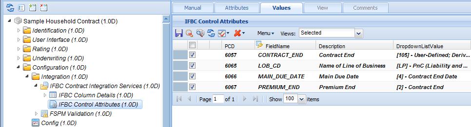 Enter the subordinate information in the Min Cardinality, Max Cardinality, and Auto Include Flag fields, as shown in the following example: 4.