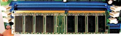 2.5 Installation of Memory Modules (DIMM) This motherboard provides two 184-pin DDR (Double Data Rate) DIMM slots, and supports Dual Channel Memory Technology.