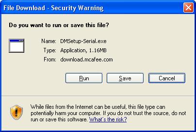 Chapter 1 Introduction 5 8 Click Run on the Security Warning dialog.