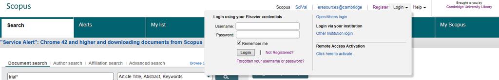 Once you have registered and signed in, your search will be saved