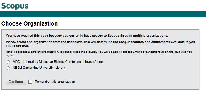 How to access Scopus and what is it? http://www.scopus.
