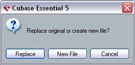 To modify the settings of the selected processing, click the Modify button. This opens the dialog for the processing function or applied effect, allowing you to change the settings.