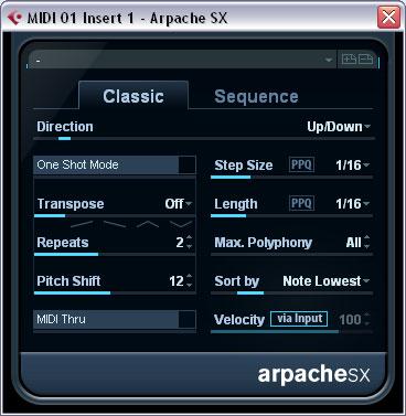Unlike audio send effects, you can select and activate send effects individually for each track.