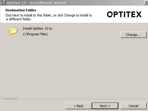 The Destination Folder dialog appears: 8. To set the installation folder to another location, click Change and set a different folder. 9.