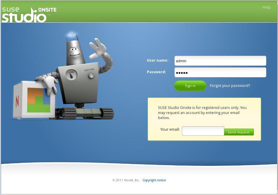 in a web browser build your own application images or appliances based on SUSE Linux