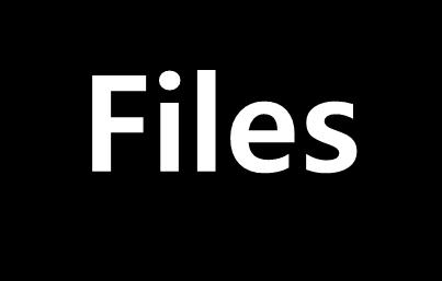 Files File A named collection of related information that is recorded on secondary storage.