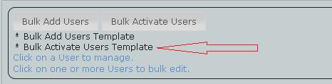 3.10 Bulk ACtivate Users ESChat provides a Bulk Activation option.