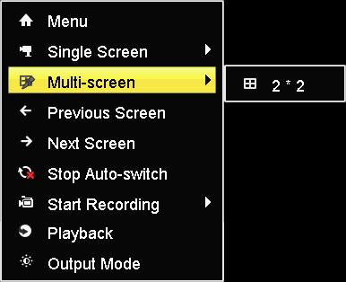 Click on Single Screen and then choose the camera you want.