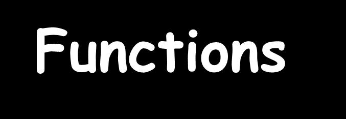 Functions Simple Function Example Function Prototype and Declaration Math Library Functions Function Definition Header Files Random Number