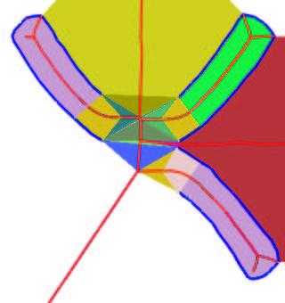 This form of joint contour contiuity, however, does not prevent a cross over in the completion contour, Figure 9(g), thus motivating the notion of skeletal continuity.