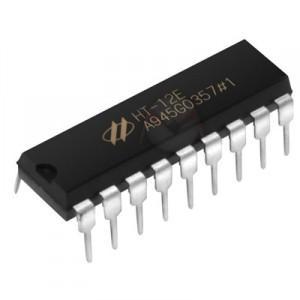 Figure 7: Encoder IC and Decoder IC HT12D is a decoder integrated circuit that belongs to 212 series of decoders.