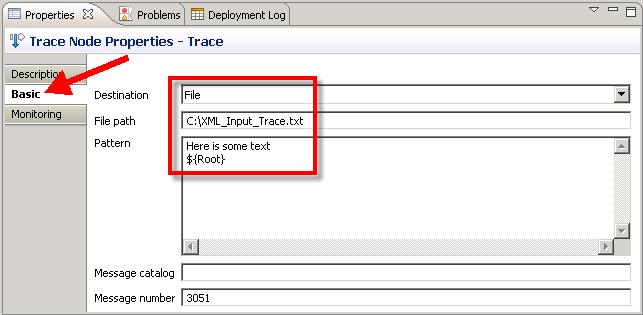 23. 24. Use the pull down list on the Destination field and select File. In the File Path field, enter C:\XML_Input_Trace.txt.