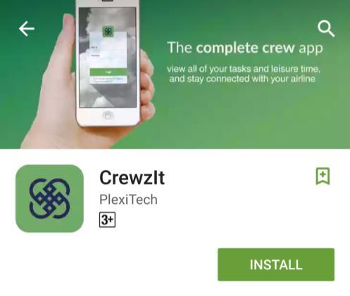 Mobile Application Installation Crew Mobile Application is available to download on application markets i.e. Play Store (Android). https://play.google.