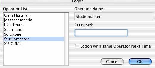 9. If your workstation is configured with the appropriate Server ID the next screen you will see will be the Logon screen. 10.