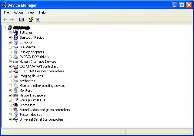 COM Port Assignment Next, to determine which COM port has been assigned, open the Windows Device Manager from the System Control Panel. Figure 3.