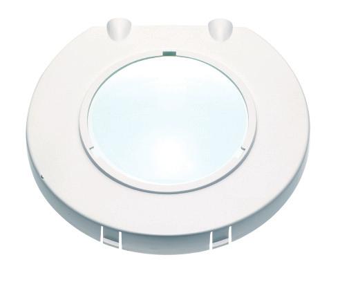 Magnifier Quadra ESD & UV Magnifier D/E25120 White/Grey