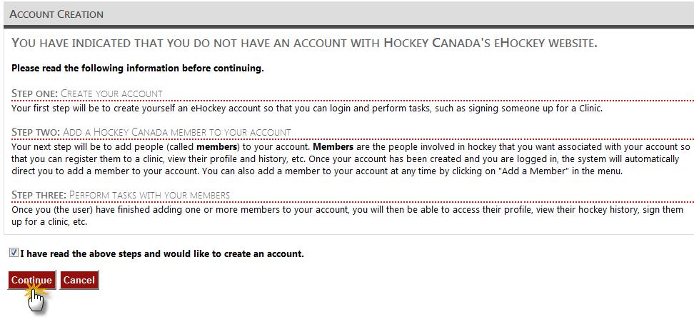 This will explain to you in general terms the main three areas of the ehockey website.