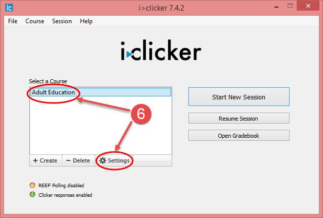 2-mac folder and double click the iclicker icon to run the application. The i>clicker 7.
