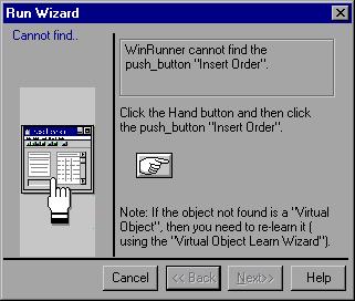 Lesson 10 Maintaining Your Test Scripts Updating the GUI Map with the Run Wizard Note: If you are working in the GUI Map File per Test mode, skip this exercise, since new objects are automatically