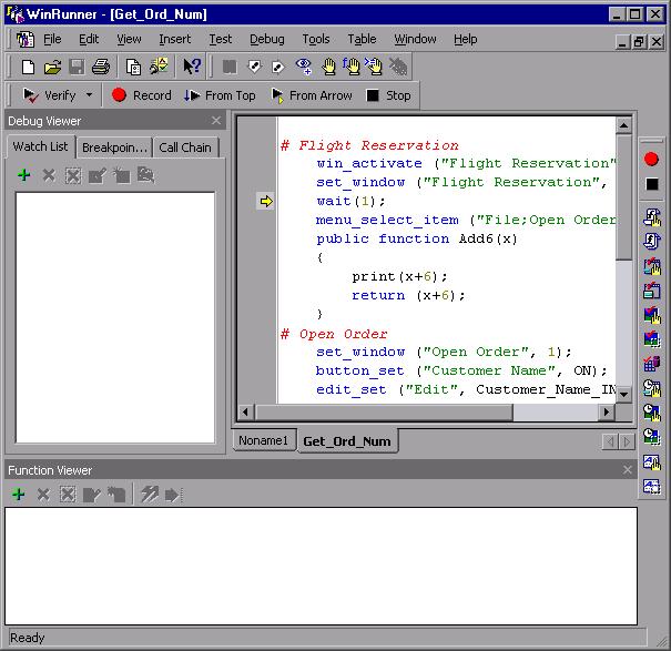 Lesson 1 Introducing WinRunner WinRunner displays each test you create or run in a test window. You can open many tests at one time. 1 2 3 1 The WinRunner window displays all open tests.