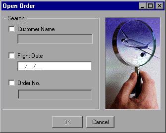 Lesson 5 Checking GUI Objects 4 Open the Open Order dialog box. In the Flight Reservation application, choose File > Open Order. 5 Create a GUI checkpoint for the Order No. check box.