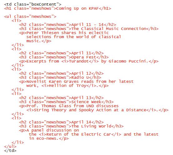 Tutorial 5 Working with Web Tables HTML and XHTML HTML 323 The advantage of the table design you ve created is that it s flexible and will expand to match the content you place in the center cell.