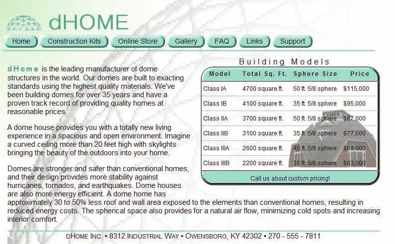 Tutorial 5 Working with Web Tables HTML and XHTML HTML 339 Challenge Case Problem 3 Explore additional CSS table styles and image techniques by designing the home page for a manufacturer of geodesic