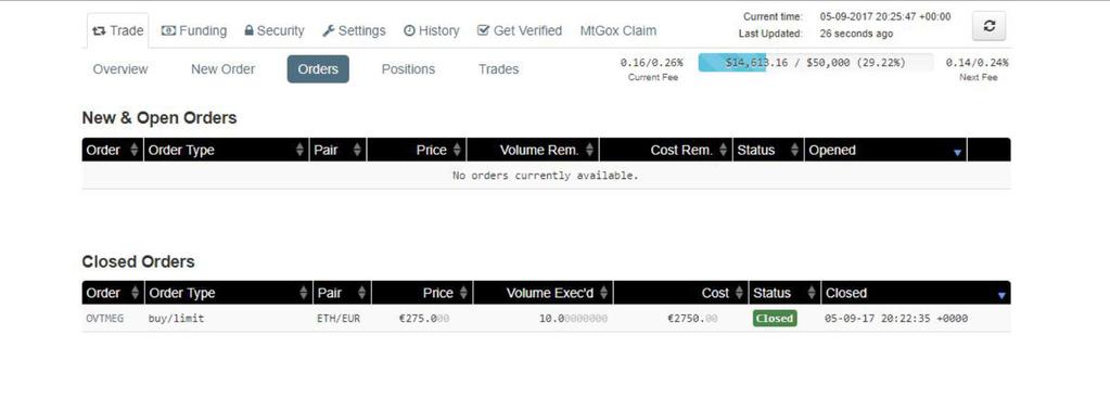 STEP 5 PURCHASING ETHEREUM CONFIRMATION Once you ve clicked the buy button you will be shown the order summary, check everything is correct and click Submit Order.