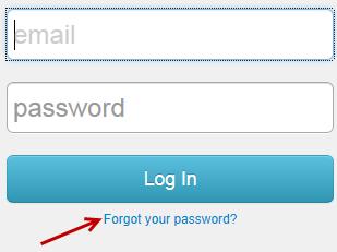 RESET PASSWORD Once the account has been created the user will need to login with the