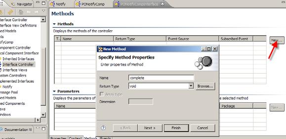 5. Select the Methods tab and add a new method (new