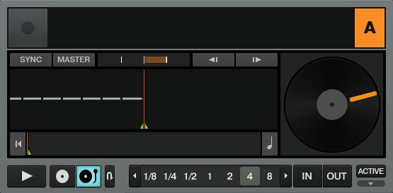 Setting Up TRAKTOR SCRATCH Tracking Modes The rotating platter follows the motion of the timecode record.
