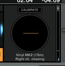 Setting Up TRAKTOR SCRATCH TRAKTOR SCRATCH PRO 2 Troubleshooting Missing channel right WHY: One channel of the signal from turntable or