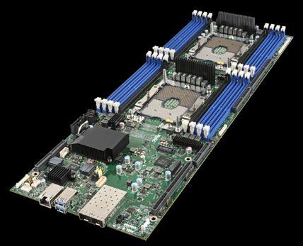 Intel Server Board S2600BP Product Family featuring Intel Xeon Scalable processors PERFORMANCE OPTIMIZED FOR AND MEMORY CAPACITY The Intel Server Board S2600BP product family is a purpose built,