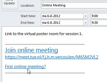 Set up an online meeting with external participants Exercise 1.