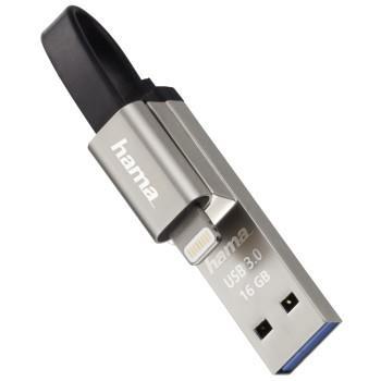 "Save2Data SecureKey" Flash Pen, Lightning, USB 3.0 - Removable storage medium with Apple Lightning and USB-3.