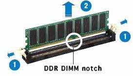 Follow these steps to remove a DIMM: 1.