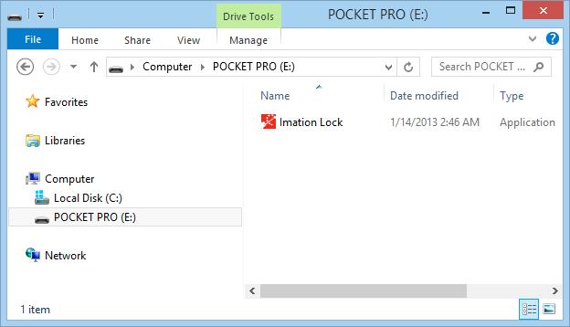 4. Public and Secured Partition When you plug in your device to a USB port, your operating system should recognize the device and show a Removable Disk icon.