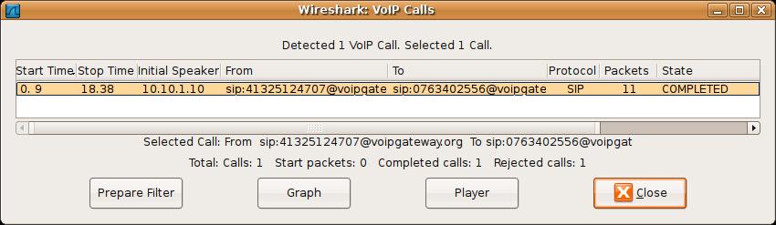 Selecting a VoIP Call ITA, 27.