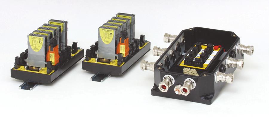 Installing Figure 2. A fieldbus power conditioner prevents the high frequency communications signal from being shorted out by the DC voltage regulators.