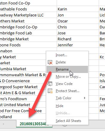 13. Before proceeding, choose Save As to save the file to your H: drive with a name like Cambridge Grocery Stores do not use hyphens in your file name! Important: Save it as an.xlsx file. 14.