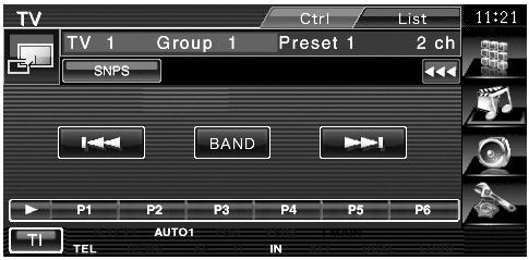 TV Watching : Press for # seconds. Manual Memory Stores the current receiving channel in memory. Select a station you wish to store in memory Set Station Name Assigns a name to a station.