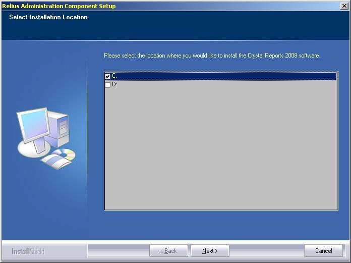 5 Installing Crystal Reports 2008 The Crystal Report Writer (version 2008) will be the final component installed. If your system has an earlier version of Crystal Reports (such as version 8.5 or 10.