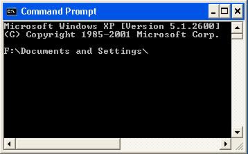 Using the Command Prompt About the Command Prompt Command Prompt is a Windows XP accessories program that is used for typing MS- DOS commands.