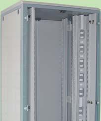 Cable Management Rack are designed for used in IT environment with proper cable management. The cabinet is fitted with one pair of patchcord routing channel in front for proper patch cables routing.