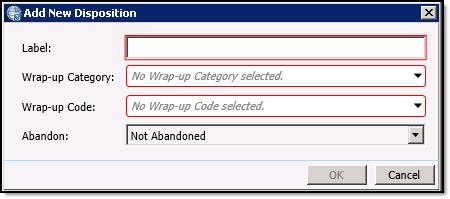 7. To automatically terminate a call after the agent selects a disposition for it, under the Call Control expander, select the Auto-disconnect Call upon Disposition check box.