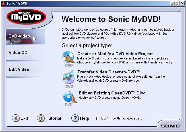 Creating a Video Project with MyDVD These instructions give you the basic steps for capturing video, trimming it, and then burning it to DVD or CD.