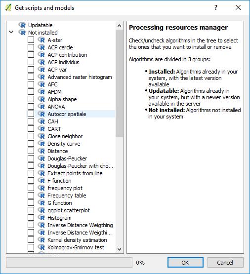 QGIS Processing Toolbox Enabling R Package (Statistical Software) The first thing you have to do is to tell QGIS where your R binaries are located.